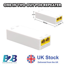 2 Port POE Repeater For POE Switch NVR Camera Plug  Play - CHEAPEST ON EBAY