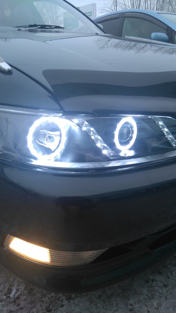JZX90 Mark 2 1JZ 2JZ JDM CRYSTAL HALO ANGEL EYES HEADLIGHTS WITH