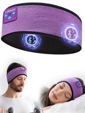 Bluetooth Headband Headphones Sleep Headphones for Side Sleepers Sleeping Hea...