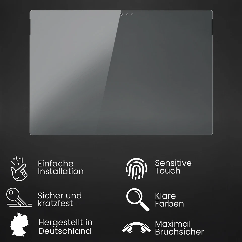 Bruni 2x Folie für Microsoft Surface Pro 3 Schutzfolie Displayschutzfolie - Bild 3 von 4