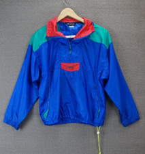 90's Vintage Columbia Men's Neon Pullover Lightweight Windbreaker Jacket Size M