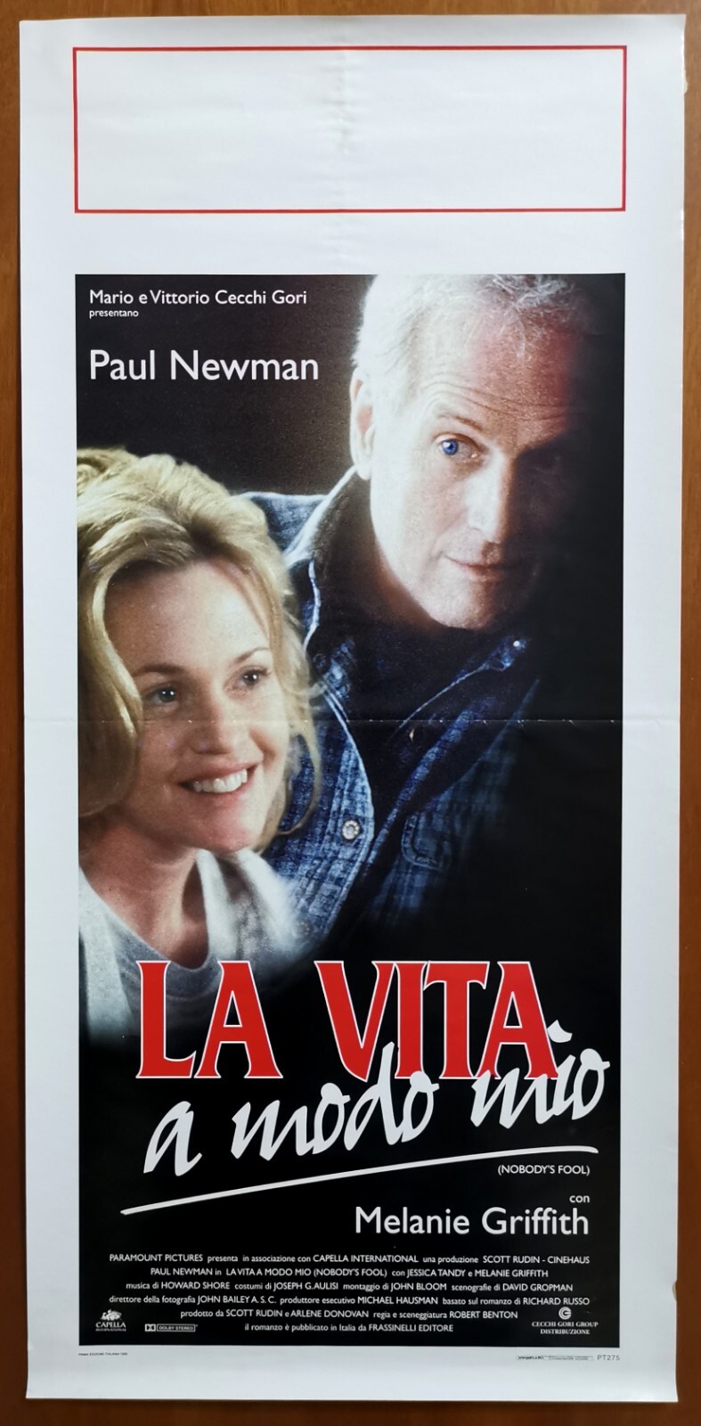 Locandina originale film La vita a modo mio (1994) - Regia di Robert Benton