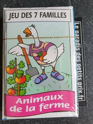 Jeu des 7 familles ,jeu de cartes 7 familles 42 cartes " animaux de la ferme" - Photo 1/2
