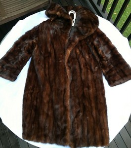authentic mink fur coat