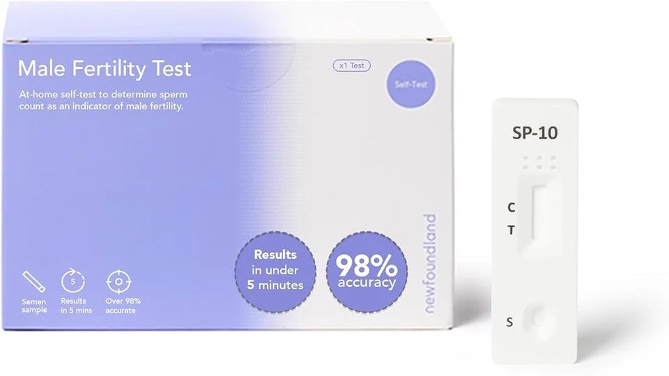 Newfoundland Male Fertility Test, Simple to Use Fertility Test for Men, Test Mal