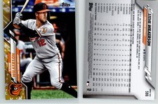 Stevie Wilkerson 2020 Topps Gold Star #586 Baltimore Orioles