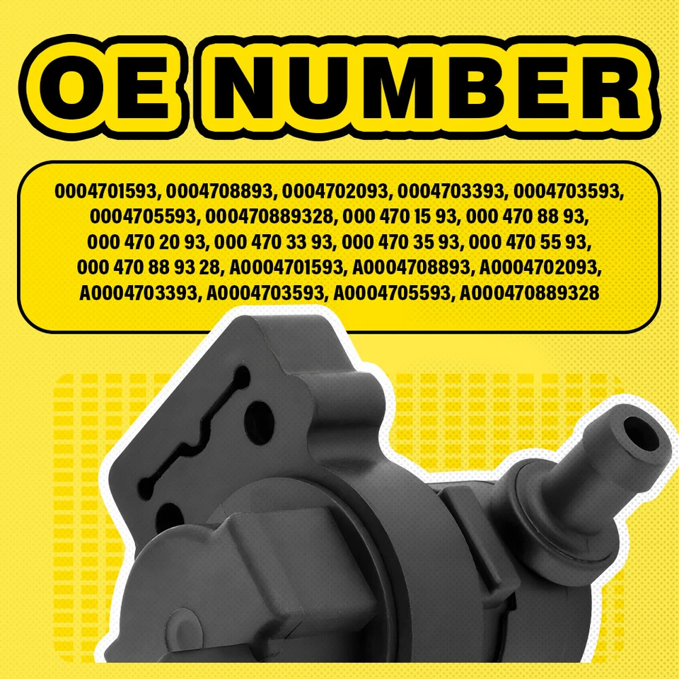 2Set Vapor Canister Purge Solenoid Valve For Mercedes-Benz CL500 CL55 E320 S430 - Image 3 of 4