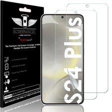 2x TECHGEAR (TPU) FULL COVERAGE Screen Protector for Samsung S24 Plus / S24+ 5G
