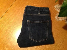 CURRENT ELLIOTT DARK WASH ANKLE SKINNY JEANS 27 X 32 NICE!