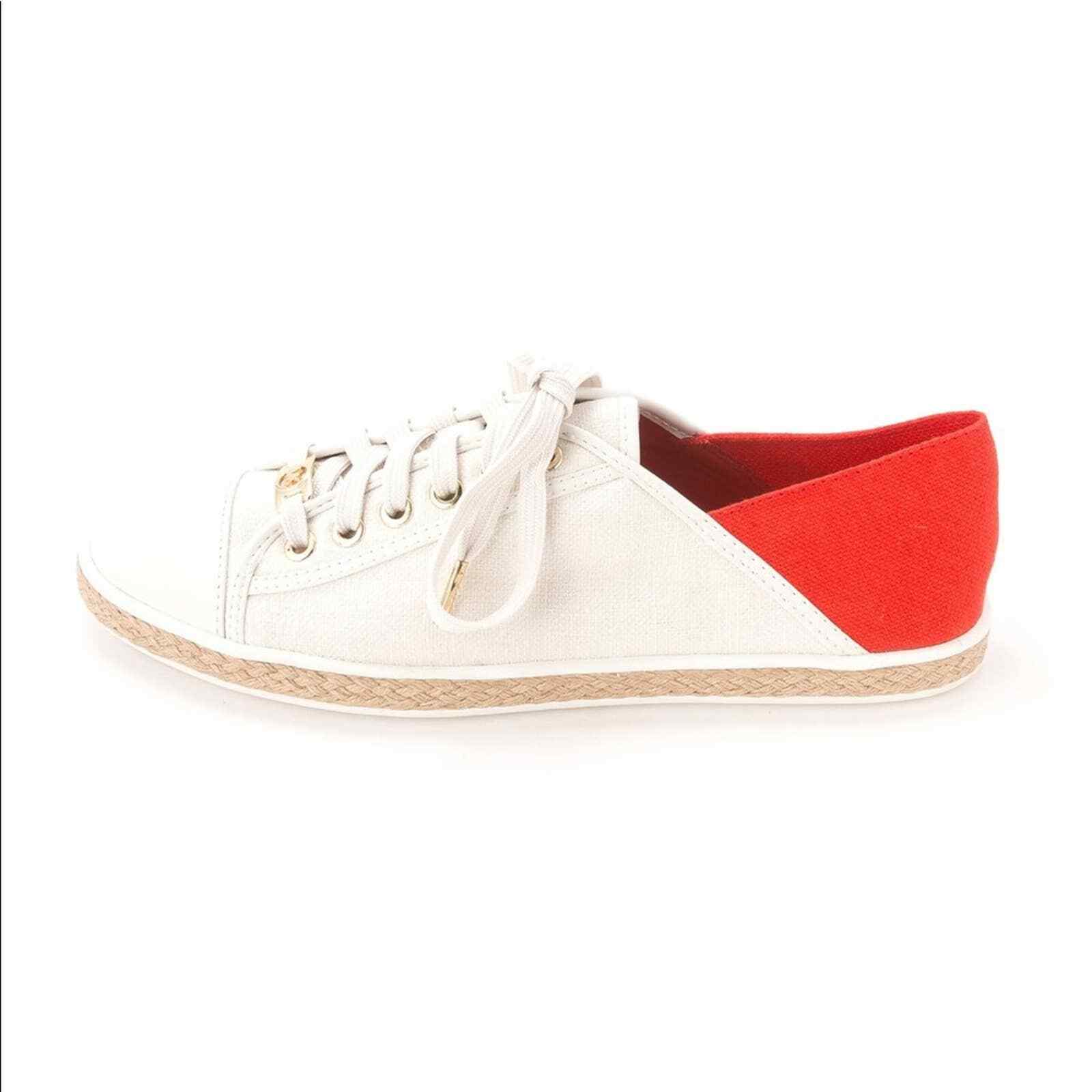 MICHAEL Michael Kors Kristy Canvas Slide Espadrille Sneakers in White Size  6 | eBay