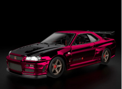 RLC Hot Wheels Collectors Selections Nissan Skyline GT-R BNR34 Oxblood 