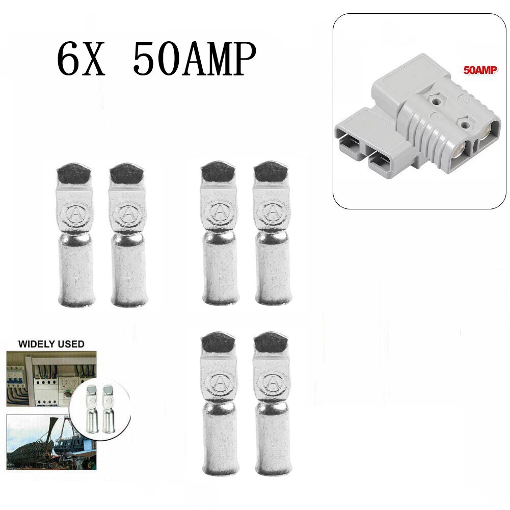 Premium For Anderson Plug Pins and Lugs for 50/120 Amp Connectors (Set