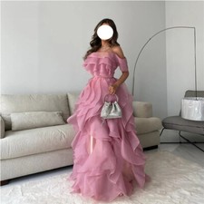 Prom Dress Organza Vestidos De Elegant Puffy Prom Dress Maxi Weddding Dress