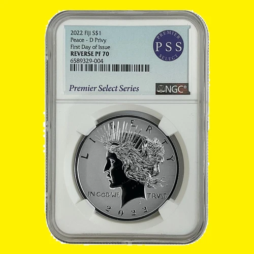 2022 PEACE Dollar  D privy NGC RV PF 70 First DAY OF ISSUE