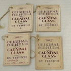 Fenton Carnival Glass Tag Replacement Set Of 4 Hang Tags Only