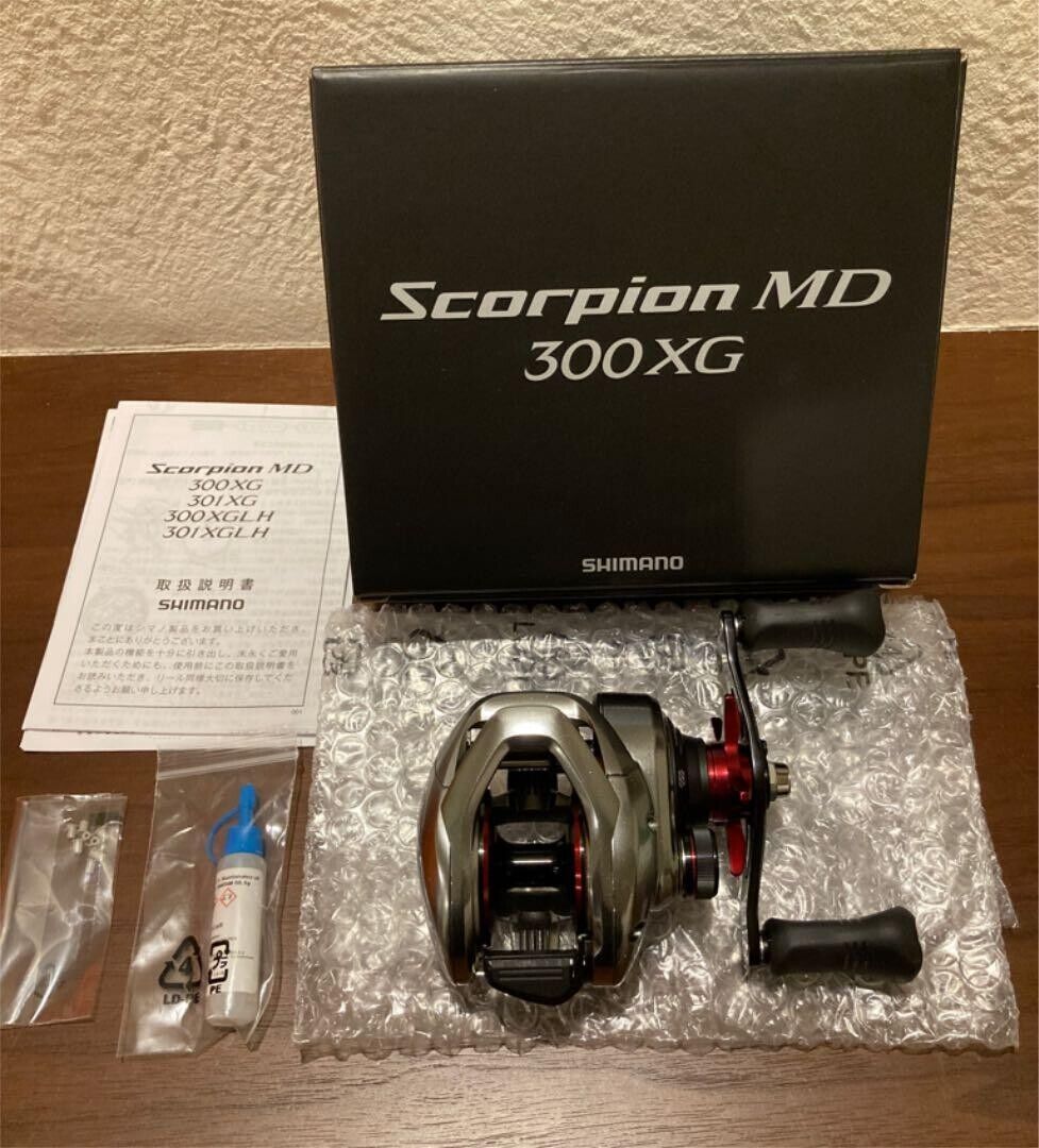 Shimano 21 SCORPION MD 300XG Right 7.9 Casting Reel Brand New