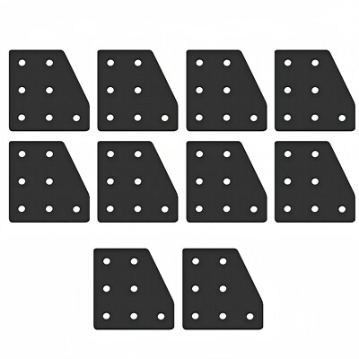 10pcs 2040 Aluminum Extrusion 90-Degree 7-Hole Joining Plate Bracket Connector