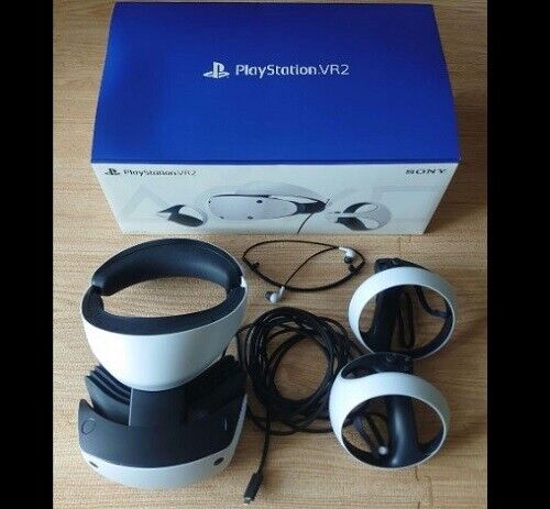 SONY PlayStation VR2 Headset & Sense Controllers PS5 Game USB-C CFIJ-17000  New