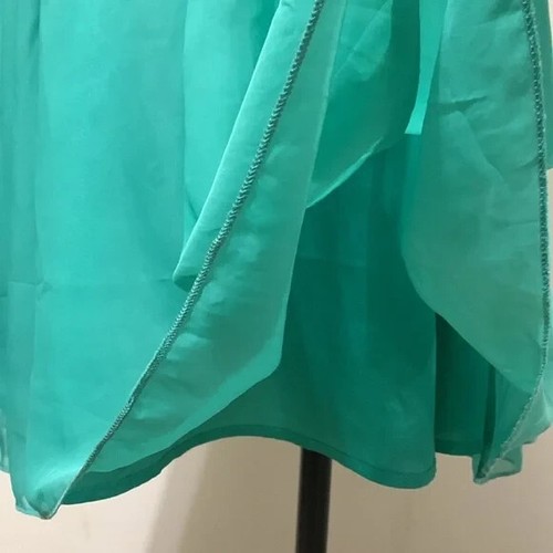 Esley Mini Green Dress Women's Small Short Sleeveless Tank Party Cocktail Prom - Picture 6 of 7