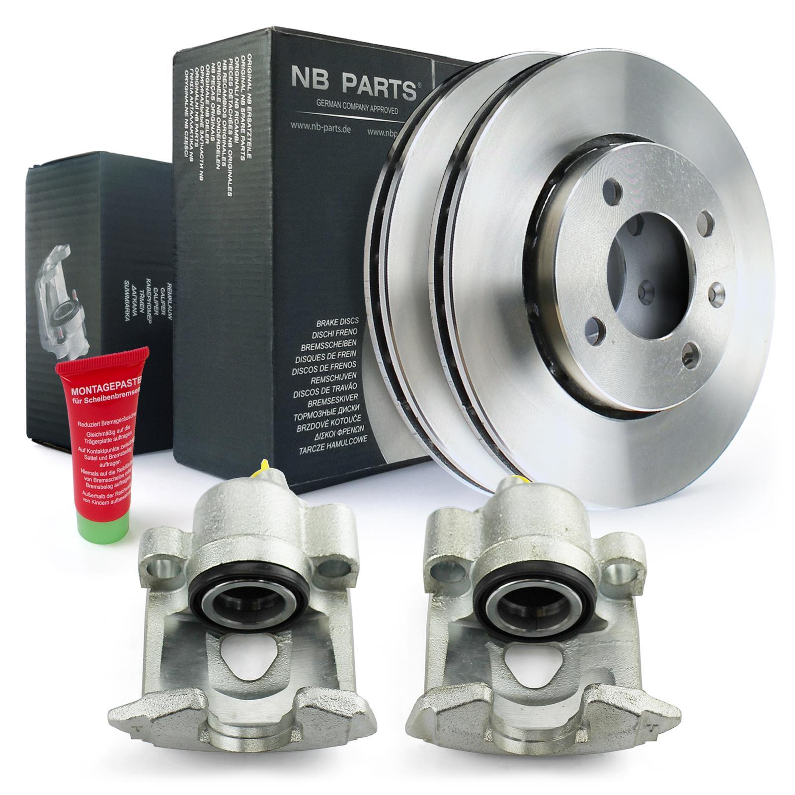 Brake Calipers Brake Discs Set Front for Seat Arosa 6H VW Lupo Polo 6N1 6N2 6NF