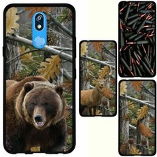Funda protectora delgada flexible TPU para teléfono LG K40/X4/Harmony 3 (negro)-K