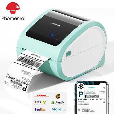 Phomemo Thermo-Versandetikettendrucker 4x6 Wireless Bluetooth Etikettendrucker