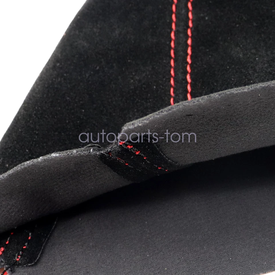 PARA HONDA CIVIC SI 5 VELOCIDADES CUERO NEGRO PERILLA DE CAMBIO + BOTA GAMUZA PUNTO ROJO COMBO Foto 2 de 4