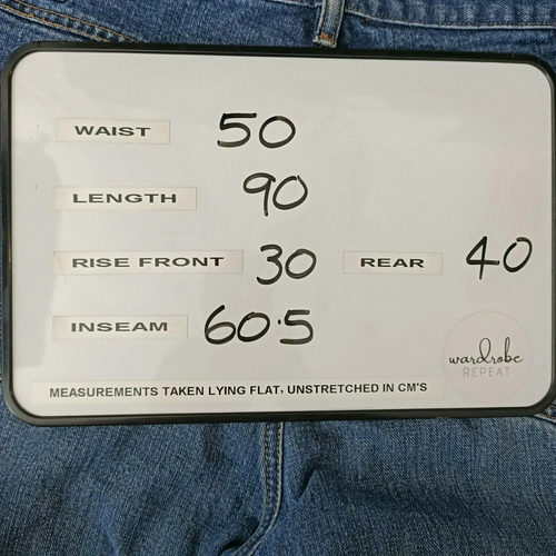 RM Williams Stockyard Men's Size 40s Blue Jeans TJ726.1A Short Denim Stout - Picture 7 of 10