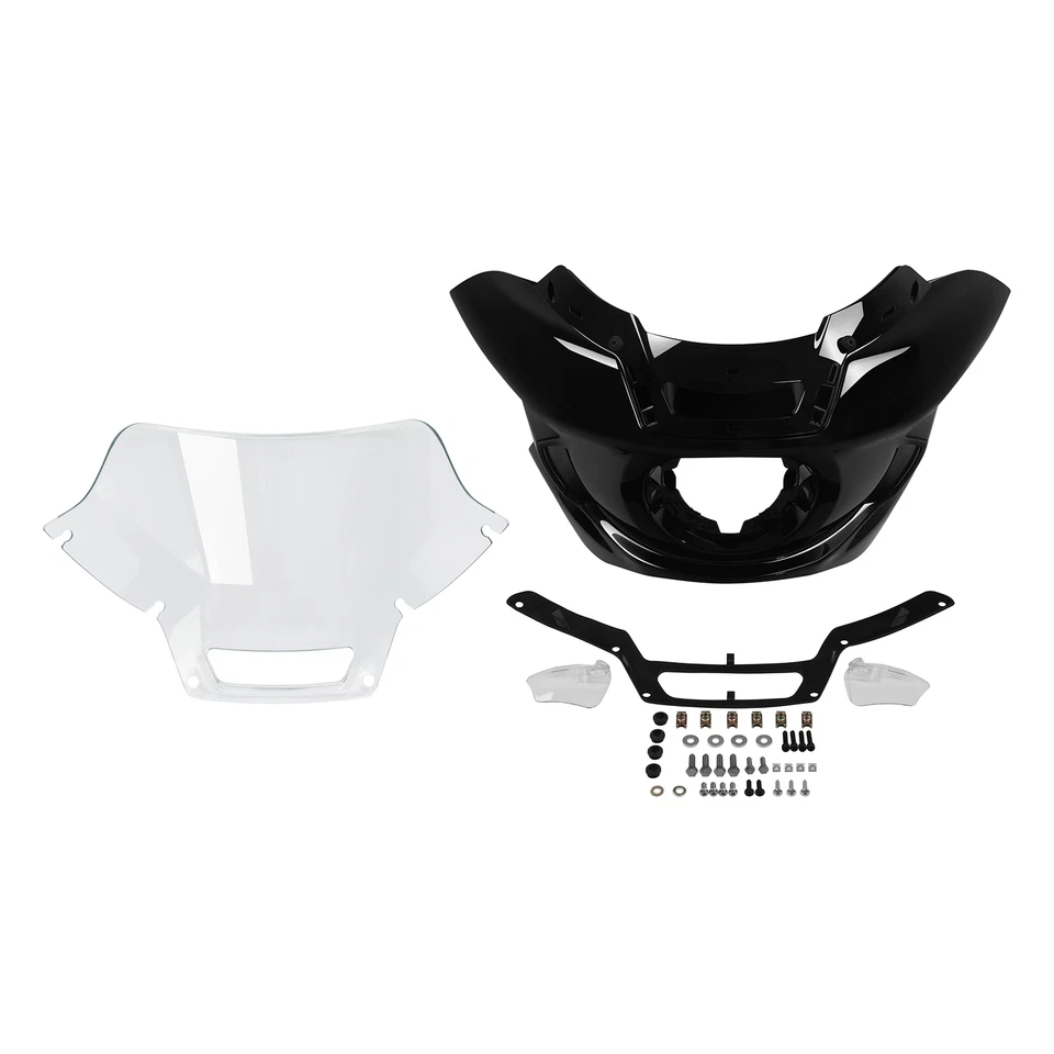 Carenados delanteros soporte de parabrisas apto para Harley Street Bob Low Rider FXST 18-25 Foto 2 de 4