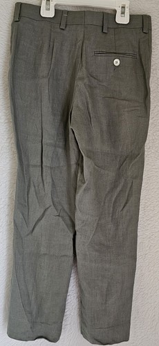 Lauren Ralph Lauren Boys Pants Size 8R 24" Waist Green Linen - Picture 4 of 24