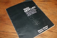 1968 Mercury  Smaller Color sales brochure, 52 pages, 8.5X11, nice