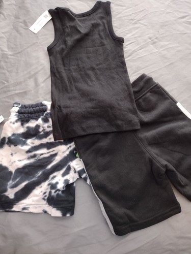 Universal Thread BCI + Wonder Nation Boys 3-Pack Tank + 2 Active Shorts XS - Picture 2 of 10