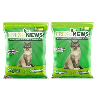 Fresh News Cat Litter Recycled Paper Pellets Neutralise Odour