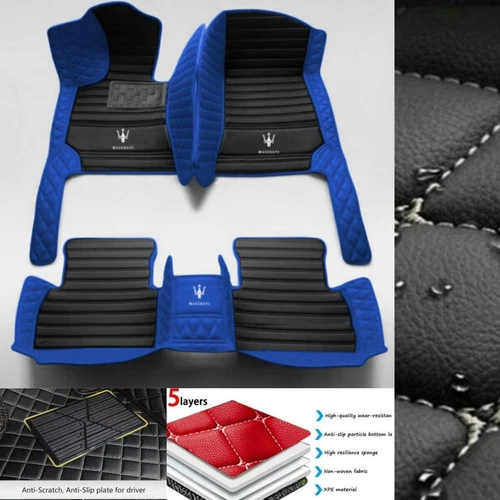 For Maserati Ghibli Gran Turismo Levante Quattroporte Car Floor Mats Waterproof - Imagen 13 de 35