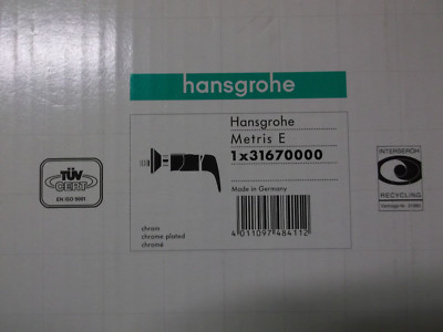 Hansgrohe Metris E Dusche 31670000 Aufputz