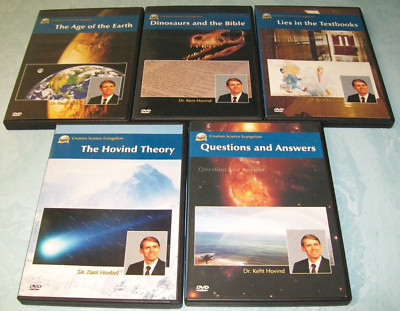 Creation Science Evangelism Parts 1, 3, 4, 6 and 7 (5-DVD Lot, 2002) VGC
