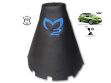 Schaltmanschette Schaltsack Fur Mazda 2 2007-2009 Leder "M2" Blau