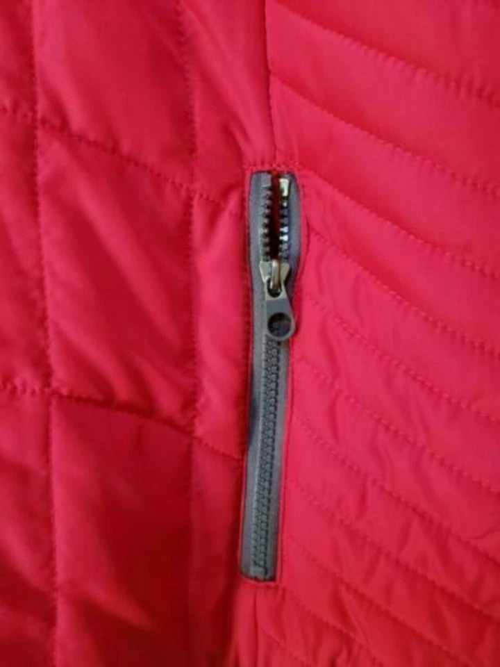 Abrigo rojo forrado de lana Kenneth Cole Reaction niñas talla L Foto 4 de 4