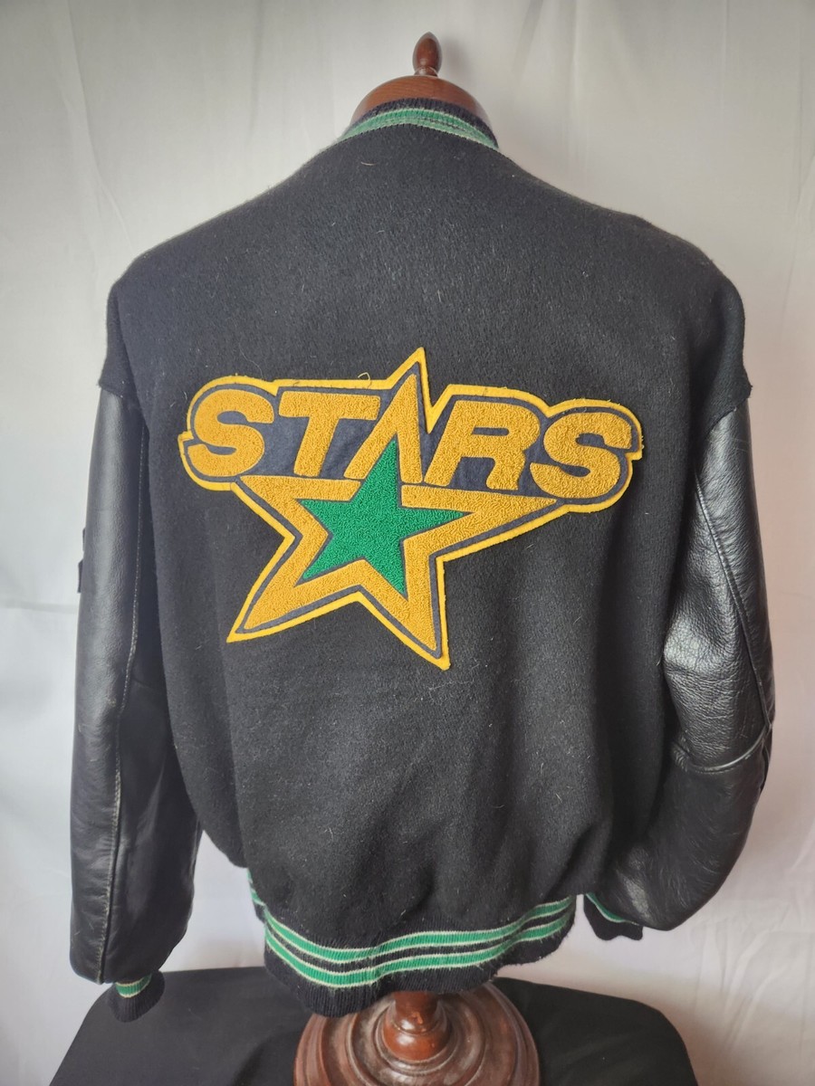 🚨🔥Vintage Delong Dallas Stars XL Wool Varsity Letterman 🚨🔥Vintage Delong Dallas Stars XL Wool Varsity Letterman