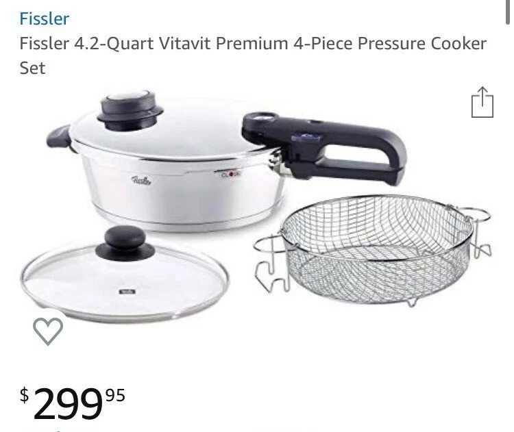 Fissler - vitavit premium 6-Piece Set Pressure Cookers