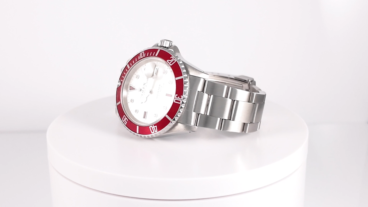 レッドツェッペリン Used Rolex Submariner 16610 Stainless Steel Red W528313 | Gray & Sons