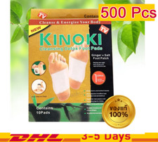500X Kinoki Gold Premium 100 Authentic Detox Foot Pads Organic Herbal Health