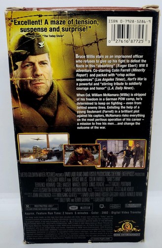 Vintage LOT of 6 VHS WW2 Movie Collection Hart's War Pearl Harbor U-571 Ryan! π¬ - Picture 13 of 24