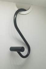 15 Shower Curtain Hooks Stainless Steel Black Metal Hocks