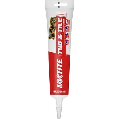 5.5oz White 2 In 1 Paintable Tub & Tile Sealant 12pk New Polyseamseal 2138420