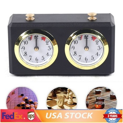 Chess Clock Alarm Chess Timer Mechanical Analog Chess Clock for Board Game Inter