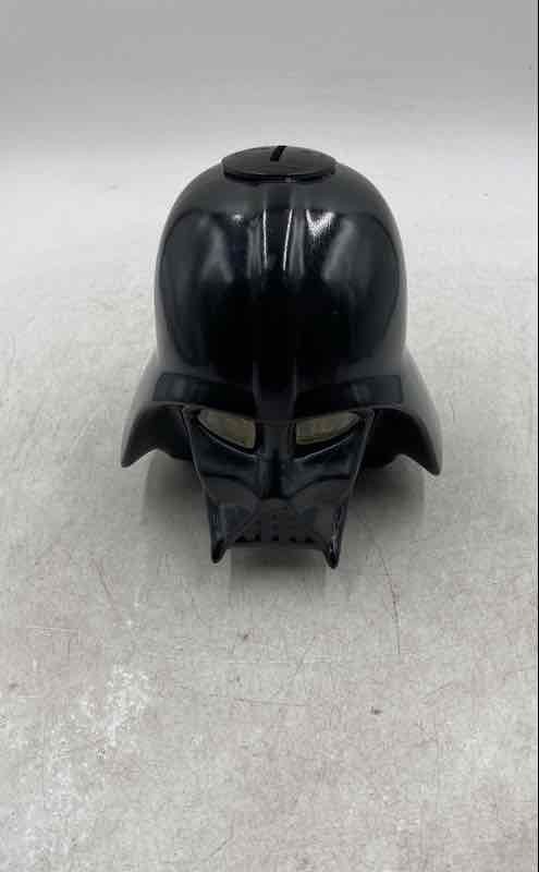 FAB NY Black Star Wars Darth Vader Head Light Up Eyes Coin Bank