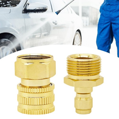 #ad Pressure Washer Adapter Male Female Hose Joint Spare Parts Quick Disconnect $14.49