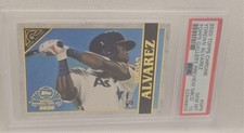 Yordan Alvarez 2020 Topps Chrome Gallery Preview NBCD/ #GP-9 GP9 Astros - PSA 10