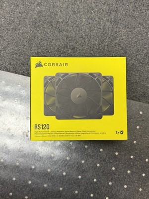 CORSAIR RS120 PWM 120mm Fans Triple Pack - Simplified Control - Daisy-Chain 4-Pi